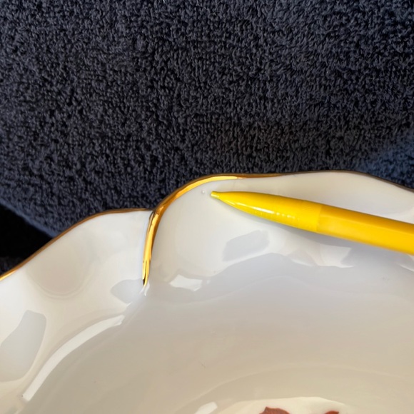 Porcelaine Hand Embellished Limoges Bowl/Dish - Picture 9 of 9